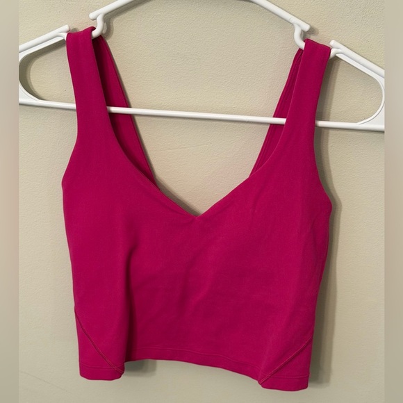 lululemon athletica Tops - 💗 Lululemon Align Tank W/ Removable Pads Size 0 in Magenta Purple